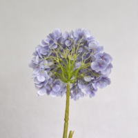 Fleur artificielle en boule d'hortensia imprimée en 3D, toucher réel, pour décoration de vase à domicile, vente en gros
