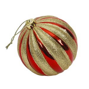 15cm Glossy Pumpkin Plastic <b>Light</b> Luxury Christmas Ball Christmas Decorations <b>Tree</b> Hanging Ornaments - Product Image 3