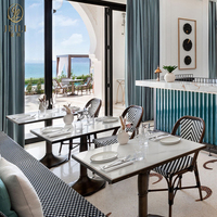 JEILI Ensemble de tables de restaurant sur mesure, de luxe, modernes, pour projets commerciaux, hôtels, banquets, fabrication directe d'usine