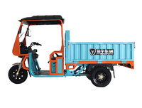Tricycle électrique de transport lourd 60V avec auvent, tricycle électrique à 3 roues pour adulte