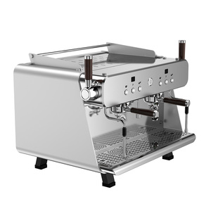 Cafetera Profesional de 2 Grupos, 3000W, Caldera de 11L, Semiautomática, para Cafetería - Product Image 4