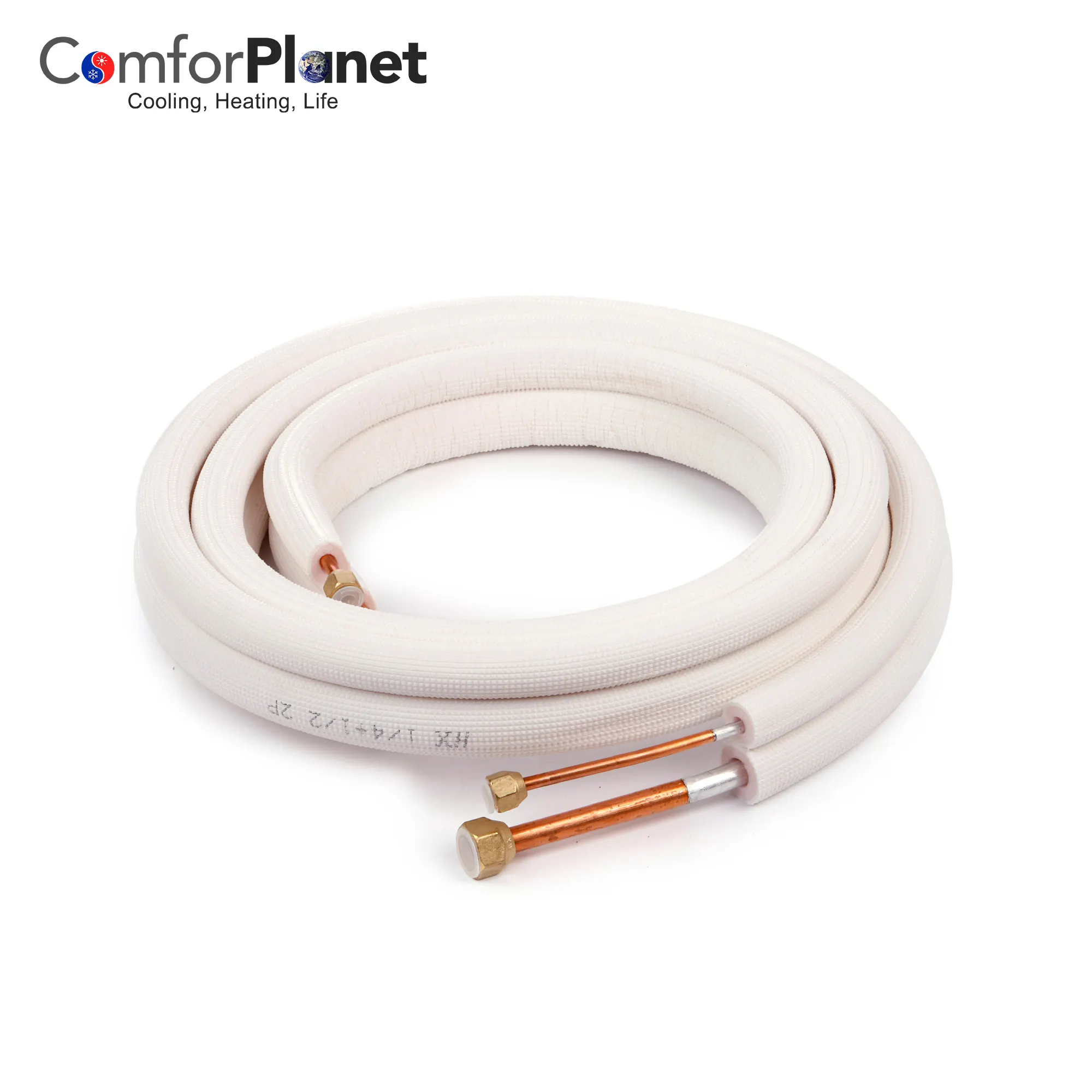 High quality Rubber insulated cooper tube AC copper aluminum conjunction pipe for air conditioner