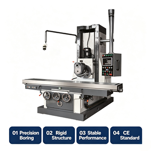 Machine de fraisage universelle industrielle X718, norme CE, armoire électrique, grande table de travail, équipement de fraisage à charge lourde - Product Image 1