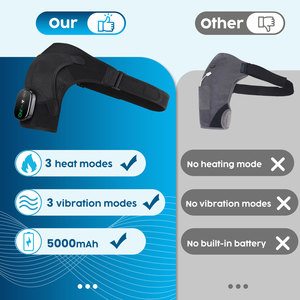 Masajeador de hombro con vibración eléctrico inalámbrico, alivio del dolor de calor, compresa caliente, masaje de brazo, masajeador de cuello y hombro, envío gratis a EE. UU. - Product Image 3