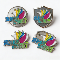 Pin de Solapa Esmaltado Multicolor con Forma Personalizada, Logotipo en Relieve, Chapado en Plata, Aleación de Zinc, Insignia Metálica para Eventos y Souvenirs