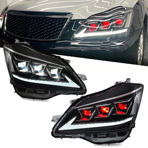 Faros delanteros para coche 2003-2009, conjunto <span class=keywords><strong>de</strong></span> faros <span class=keywords><strong>con</strong></span> ojos <span class=keywords><strong>de</strong></span> demonio rojos, animación <span class=keywords><strong>de</strong></span> inicio, faros LED para Toyota Crown - Product Image 2