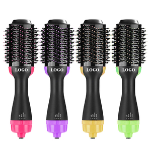 Ensemble de sèche-cheveux professionnel rond personnalisé pour démêler les cheveux, brosse thermique de luxe à air chaud pour un look coiffé - Product Image 1