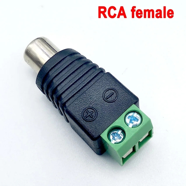 2/3/4 pole 3.5mm earphone audio jack connector stereo adapter male female RCA audio mono channel plug to screw terminal