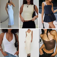 Venta al por Mayor de Vestidos para Mujer, Lotes de Ropa Surtida, Vestidos Casuales Nuevos de Marca, Ropa Usada para Mujer, Stock de Ropa
