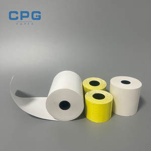 Rouleau de papier thermique de qualité supérieure, directement de l'usine, 80x70, faible poussière, pour les caisses de supermarchés et les systèmes de point de vente (POS) à fort trafic - Product Image 1