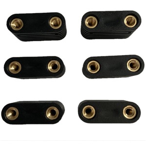 Insert de fixation à 2 trous avec écrou en laiton pour planche de paddle surf (SUP) – Accessoire de sport nautique - Product Image 1