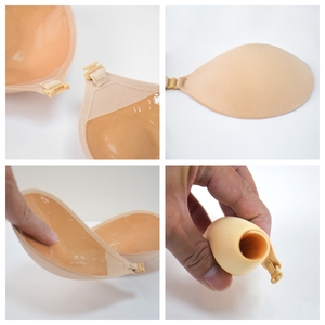 <span class=keywords><strong>Sujetador</strong></span> Adhesivo de Silicona <span class=keywords><strong>sin</strong></span> <span class=keywords><strong>Tirantes</strong></span> con Efecto Push-Up y Realce de Escote, Esponja Adhesiva Multiusos para Vestidos <span class=keywords><strong>sin</strong></span> Espalda y Pecho Pequeño - Product Image 3