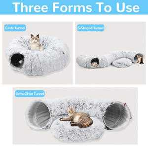High Quality Comfortable Pet <b>Nest</b> Plush Cat Tunnel Removable Feature for Small Animals Dogs Boxed Four Seasons Indoor Enlarging - Product Image 2