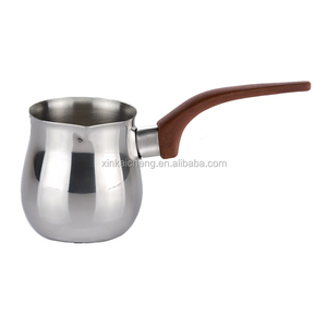 Set di caffettiera in acciaio inossidabile lucidante a specchio in acciaio inossidabile resistente impugnatura in metallo Design classico tradizionale del tè del caffè - Product Image 4