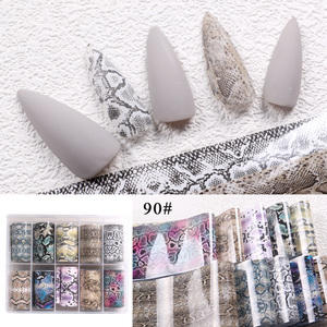 TSZS 10 Rolls Butterfly <strong>Nail</strong> Art Foil <strong>Transfer</strong> Stickers Supplies Foil <strong>Transfers</strong> Rose Flowers <strong>Nail</strong> Decals Decorations in Stock - Product Image 1