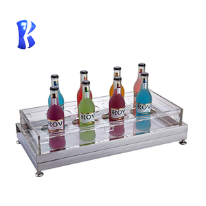 Okey Chất lượng cao hiển thị tủ đông Showcase hình chữ nhật món tráng miệng hiển thị đứng với đèn thép không gỉ hiển thị thực phẩm - Product Image 5