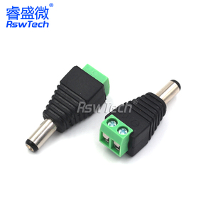 Accesorios de conector <span class=keywords><strong>Bnc</strong></span> para cámara de seguridad, tipo Rress, macho, hembra, Junta sin soldadura, conectores de Cable de cámara de alimentación de vídeo CC - Product Image 4