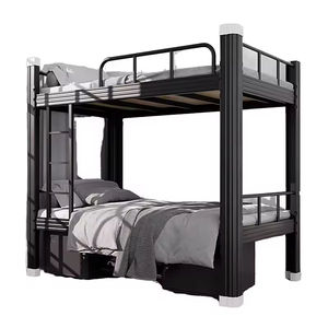 Camas Literas Dobles Modernas de Metal, Tamaño Individual o Doble, con Estructura de Hierro, Convertibles, para Adultos y Estudiantes, Fabricadas en Fábrica - Product Image 1