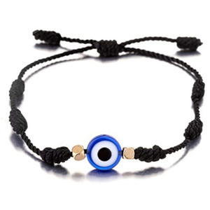 Pulseira Feita à Mão Olho Grego Criativa com 7 Nós, Pulseiras Vermelhas e Pretas da Sorte para Homens e Mulheres, Acessórios e Presentes Pessoais - Product Image 5