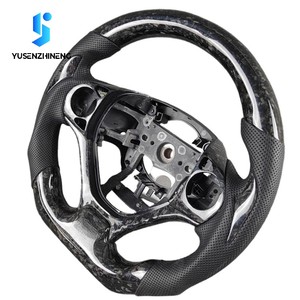 พวงมาลัยรถสปอร์ตหนังแท้คาร์บอนไฟเบอร์สำหรับ Honda <span class=keywords><strong>Civic</strong></span> รุ่นที่ 9 FB FG <span class=keywords><strong>Si</strong></span> Coupe Sedan ปี 2011 2012 <span class=keywords><strong>2013</strong></span> 2014 2015 - Product Image 6
