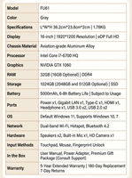 Portátil para juegos CoreNest de 16 pulgadas con Intel Core i7 6700HQ, GTX 1060 con 6GB de gráficos dedicados, ordenador portátil para juegos y diseño.