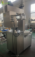 Ecannal Machine semi-automatique de remplissage et de bouchage de poudre à vis anti-poussière de haute précision pour petites bouteilles avec fonction d'agitation