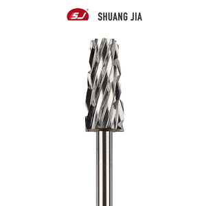 SHUANGJIA, brocas de carburo de manicura cruzada bidireccional, accesorios de molienda eléctrica, brocas para uñas - Product Image 3