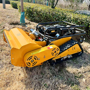 Remote Flail Lawn Mower With 32-Y Blades <b>Gasoline</b> Engine Robot Grass Cutter Forestry Mulcher AWY-800S PRO AWY-1000S PRO Flail Mo - Product Image 6