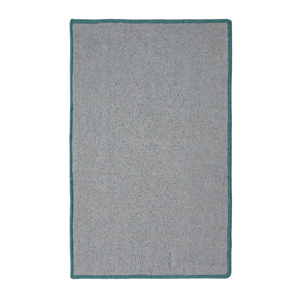 Modern Geometric <b>Bath</b> Rug Rectangle Teal Brown Tufted Non-Slip Rubber Backing Bathroom Floor Mat - Product Image 5