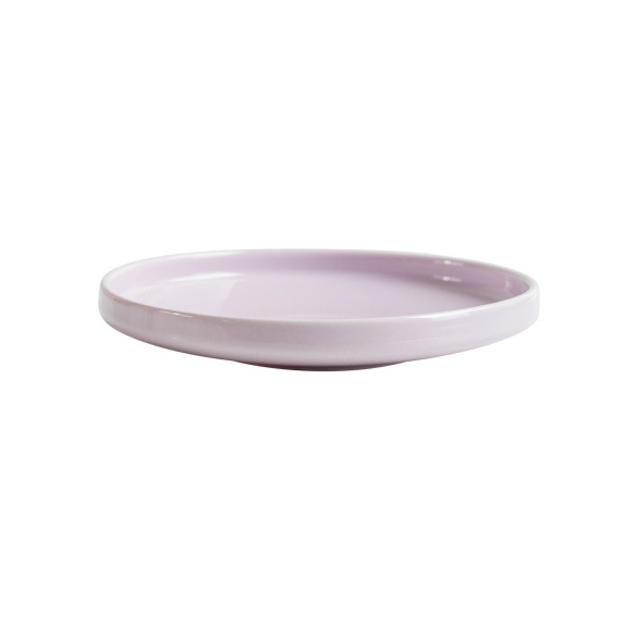 Assiette profonde ronde pourpre