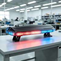 Neue Rot-Blaue LED-Notfall-Warnleuchte für Fahrzeugdächer, 12V Hochintensiver Blinkmodus