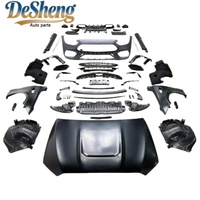Kit de Conversión para Mercedes-Benz C260 a AMG C63, Parachoques, Faros LED, Guardabarros, Capó y Alerón; Fácil de Instalar
