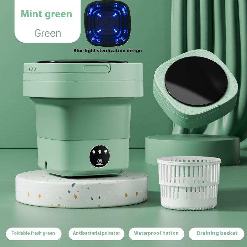Medium Fresh Green 8L Blue Light Sterilization Drain Basket Drain Pipe