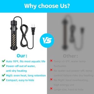 Bestseller 25W/50W/100W kleine aquariumverwarmer voor tropische vissen, geschikt voor koud weer, met overtemperatuurbeveiliging - Product Image 4