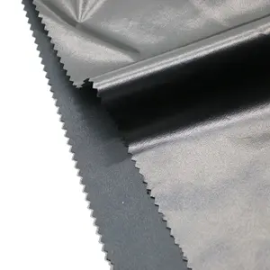 Polyester 30D fließende garn stoff bonded blackout film für licht proof vorhänge