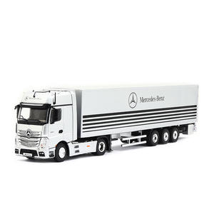 Camión y Remolque de Juguete de Aleación Fundida a Presión para Niños, Escala 1:50, con Licencia, Contenedor de Juguete para Regalo - Product Image 4