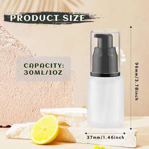 Contenant cosmétique biodégradable 30 ml 50 ml 100 ml, bouteille en plastique de paille de blé avec pompe distributeur de lotion - Product Image 2