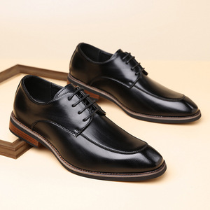Zapatos Derby de Estilo Británico para Hombre de Alta Calidad, Zapatos de Cuero Formales y Casuales para Negocios, Calzado Cómodo para Oficina y Trabajo - Product Image 4