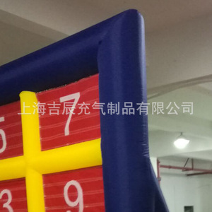 Portería de Fútbol Inflable de 9 Rejillas, Equipo de Entrenamiento, Accesorio Deportivo Portátil - Product Image 4