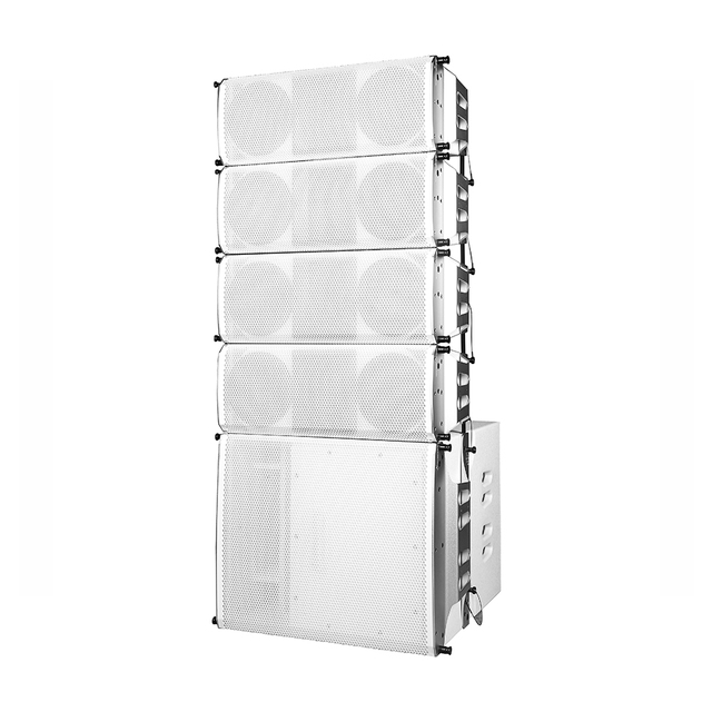 Dual 6.5 Inch Full-range Line Array Speaker for Outdoor Show Stage Wedding Passive System