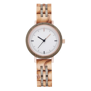 Reloj de Madera Unisex de Diseño Nuevo y Alta Calidad con Correa de Cuero - Product Image 4