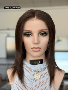 Vente en gros perruque médicale européenne en silicone Can Pixie Cut perruque cheveux humains 100% cheveux slaves prêts à expédier - Product Image 5