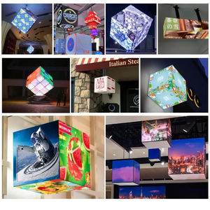 Pantalla LED Cubo Mágico de 5 Caras, Personalizable, Creativa, con Control Wifi, Efecto HD, Publicidad Inteligente, para Exteriores - Product Image 5
