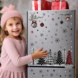 Gran oferta, pegatinas <span class=keywords><strong>de</strong></span> ventanas <span class=keywords><strong>de</strong></span> Feliz <span class=keywords><strong>Navidad</strong></span>, <span class=keywords><strong>vinilo</strong></span> extraíble, árbol <span class=keywords><strong>de</strong></span> <span class=keywords><strong>Navidad</strong></span>, pared, ventana, puerta, Mural, pegatina - Product Image 1