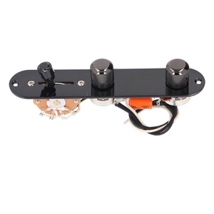 Piastra di controllo della <span class=keywords><strong>chitarra</strong></span> caricata precablato interruttore a 3 vie per parti di <span class=keywords><strong>chitarra</strong></span> elettrica <span class=keywords><strong>Telecaster</strong></span> nero - Product Image 1