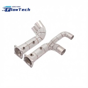 ท่อไอเสียสมรรถนะสูงสำหรับ Porsche 911 991.2 Carrera 3.0T T304 สแตนเลสสตีล พร้อมแผ่นกันความร้อน - Product Image 1