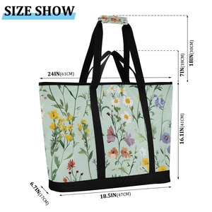 Nouveau sac isotherme grande capacité pour pique-nique, sac repas portable, sac isotherme pour étudiants, voyages en plein air, travail, pique-nique, randonnée, école - Product Image 3