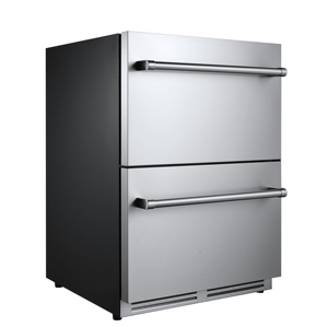 Cajón congelador de acero inoxidable para debajo del mostrador de 145L para instalación eléctrica integrada de nevera doméstica para hoteles - Product Image 2