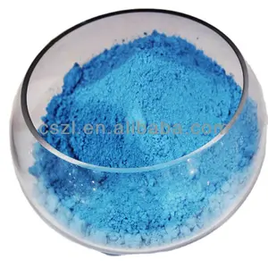 Pigmentos cerâmicos revestimento de cor e manchas de matérias-primas cerâmicas pigmento em pó de porcelana e talheres esmalte Azul Turquesa