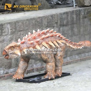 Sculpture de dinosaure grandeur nature en fibre de verre Ankylosaurus pour parc d'attractions My Dino - Product Image 4